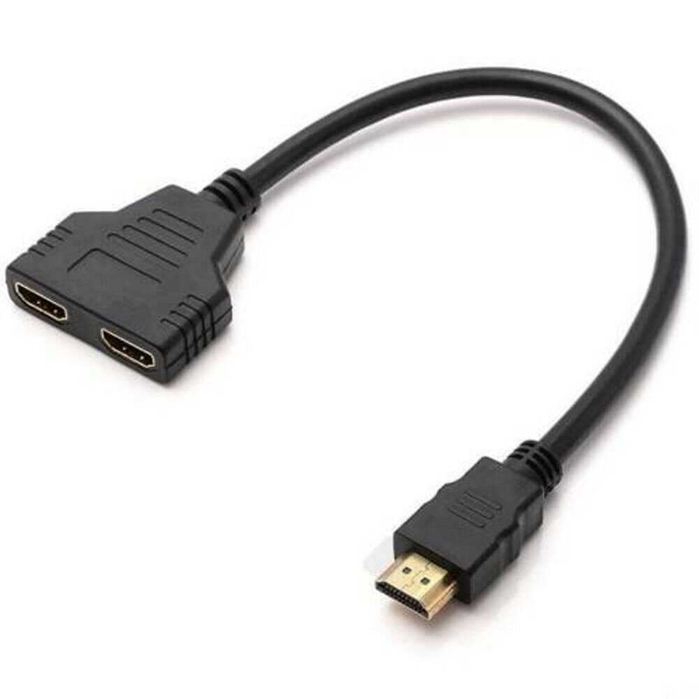 Mockingbird overtro Medic K-MART | HDMI Cable Splitter, 1080P HDMI Male To Dual HDMI Female 1 to 2  Way Splitter Cable Adapter Converter | HKTVmall The Largest HK Shopping  Platform