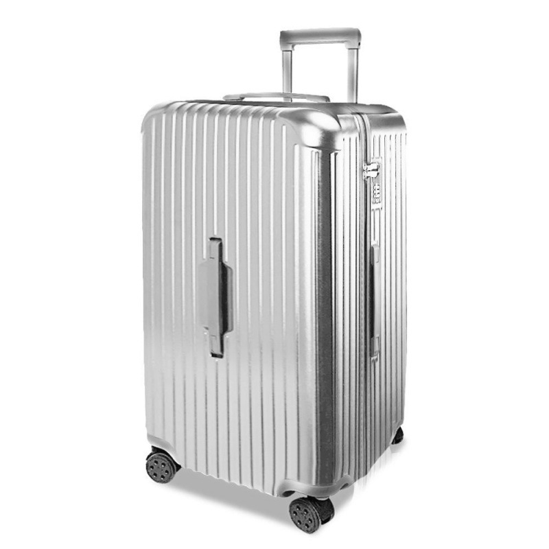  28吋銀色加厚防刮拉鍊款行李箱