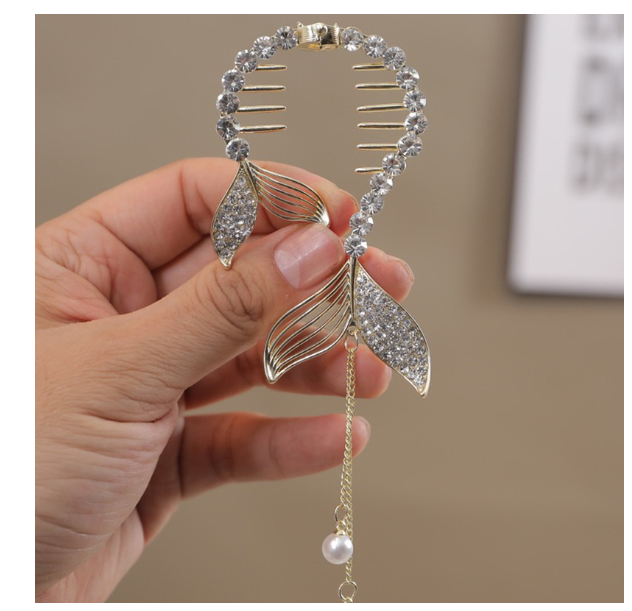 兒童盤發神器抓夾(魚尾)#S143020145