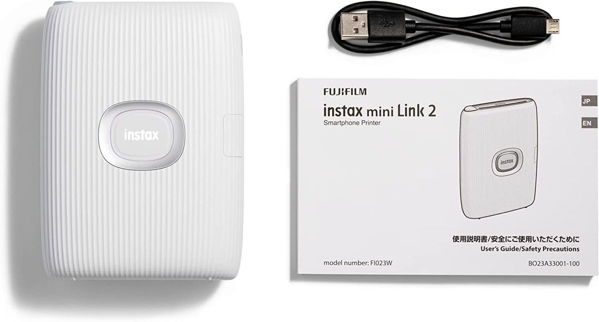 富士膠片| Fujifilm Instax Mini Link 2 手機照片打印機- 粘土白(平行