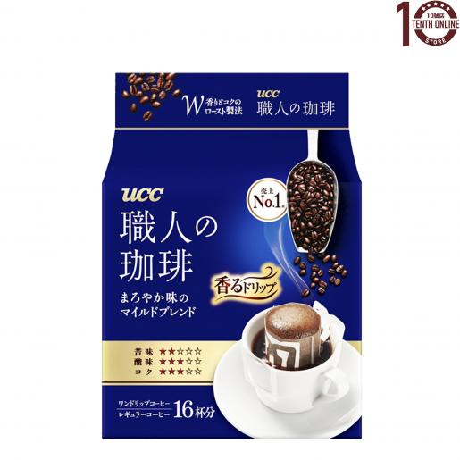 UCC | Ucc 日本上島咖啡- [醇和]-職人即溶耳掛滴漏式咖啡-16杯x 7克