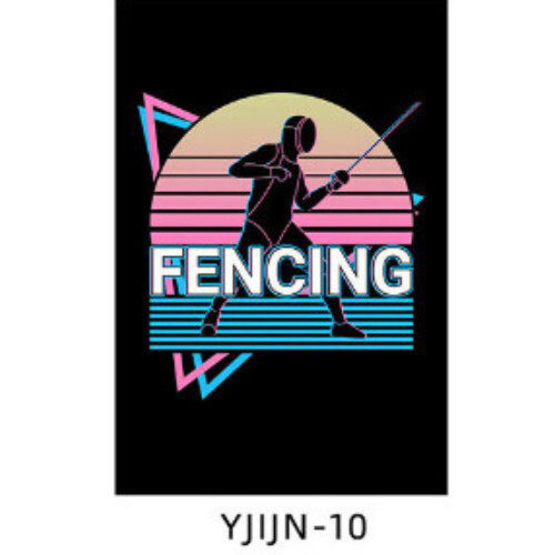 運動劍擊裝飾畫海報掛畫（YJIJN-10）（下單後聯絡客服確認尺寸及畫框材質）#S371001557