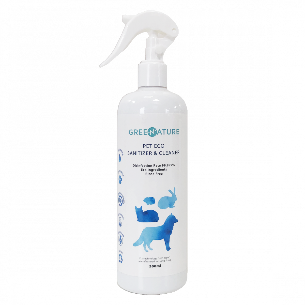 Pet Eco Sanitizer and Cleaner 500ml