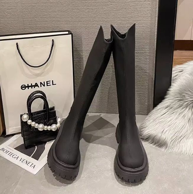 長靴（黑色 35-40碼）(下單後聯絡客服確認發貨尺碼)#F111050878