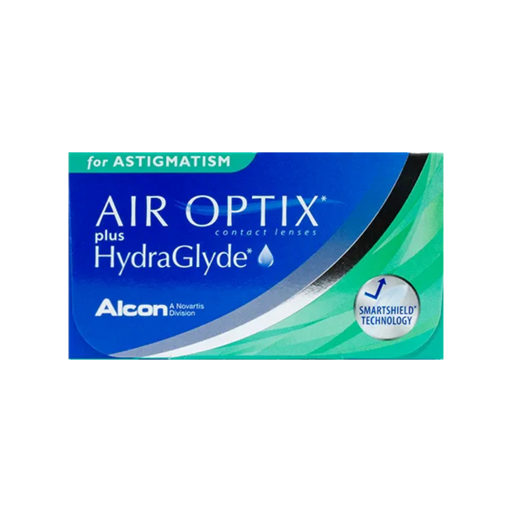 Alcon AIR OPTIX for ASTIGMATISM plus HydraGlyde Contact Lens Monthly