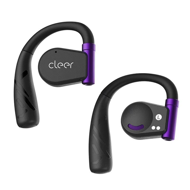 cleer | (BLACK/PURPLE)ARC 2 Open-Ear True Wireless Earbuds