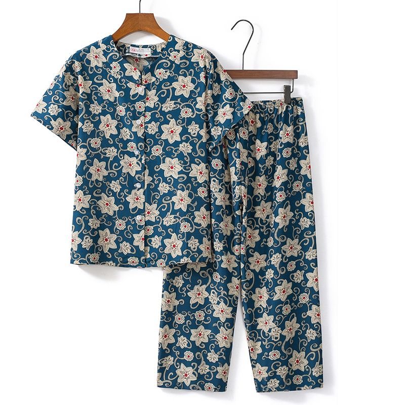 老年人短袖套裝( L-3XL碼 32號色）【下單後請聯絡客服確認發貨尺碼】F001099032