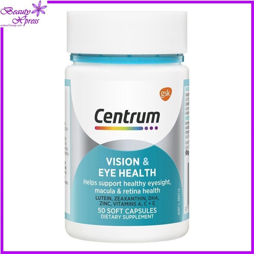 Vision & Eye Health 50 Soft capsules [Parallel Goods] Best Before:31 May 2026
