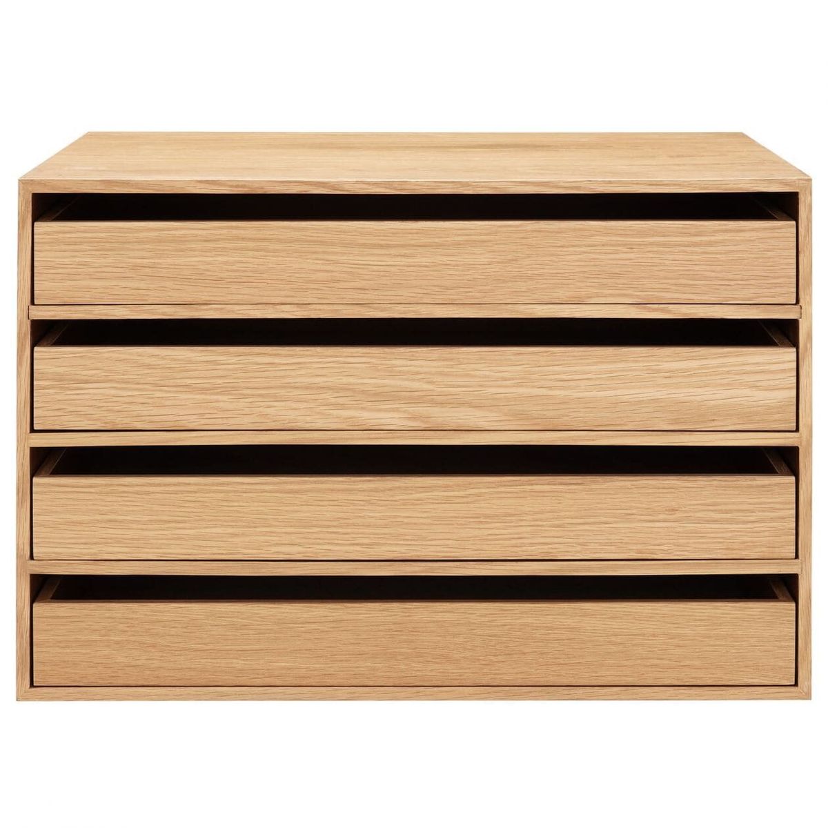 Storage Case Wide MUJI | Oak Wood Storage Case Wide 4 Drawers | HKTVmall The Largest HK ...