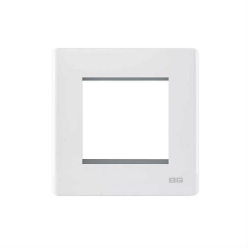 插座 纖薄1位元元正方形孔面板 白色 50X50mm 5x50mm模塊面板推薦 正方框 圍邊插座框 86x86單位正方形中空框 不見螺絲Euro-Module系列面板框 推薦PCWHEMS2