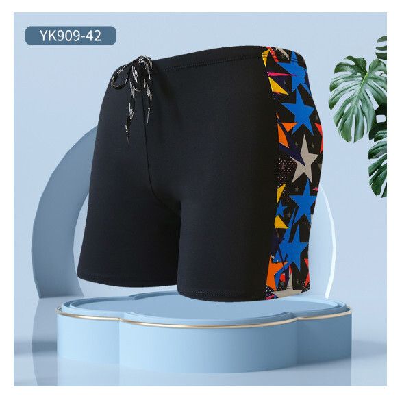 成人平角寬鬆保守泳褲【L-2XL碼】【YK909-42】(下單後聯絡客服確認發貨尺碼) #H161023625