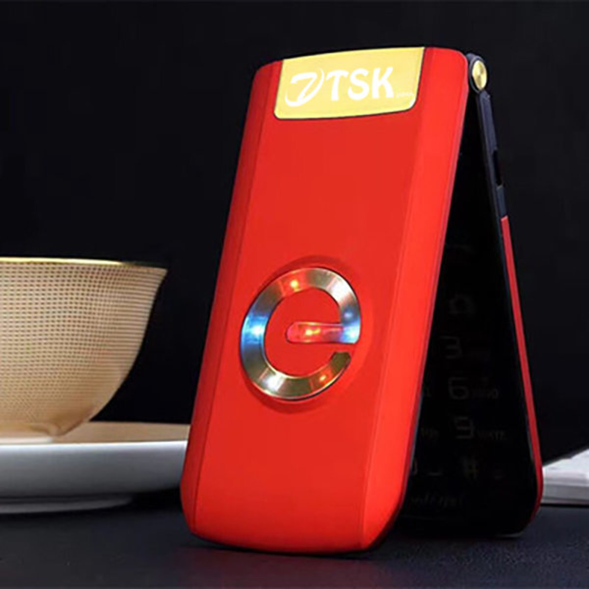 A812 長者折合式手機(紅色) P1519