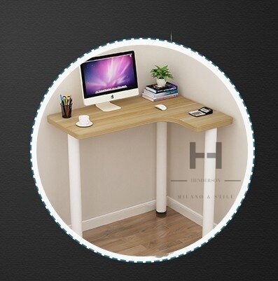 Fashion Series Mini Corner Computer Desk Curved Desk 80cm _HDS08868_A
