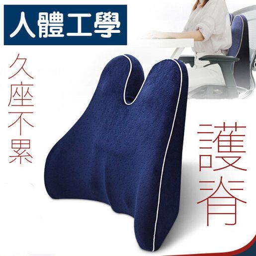 PurenLatex Chair Lumbar Pillow Support Seat Cushion Memory Foam