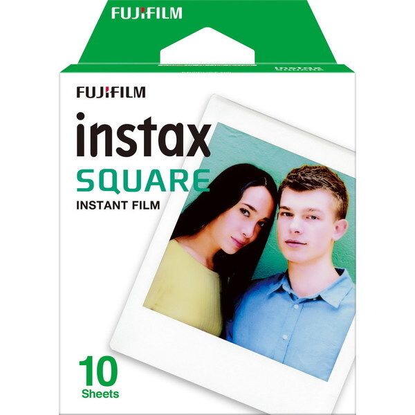 即影即有Instax Square 相紙 10張 白邊 (10 Sheets) (平行進口)