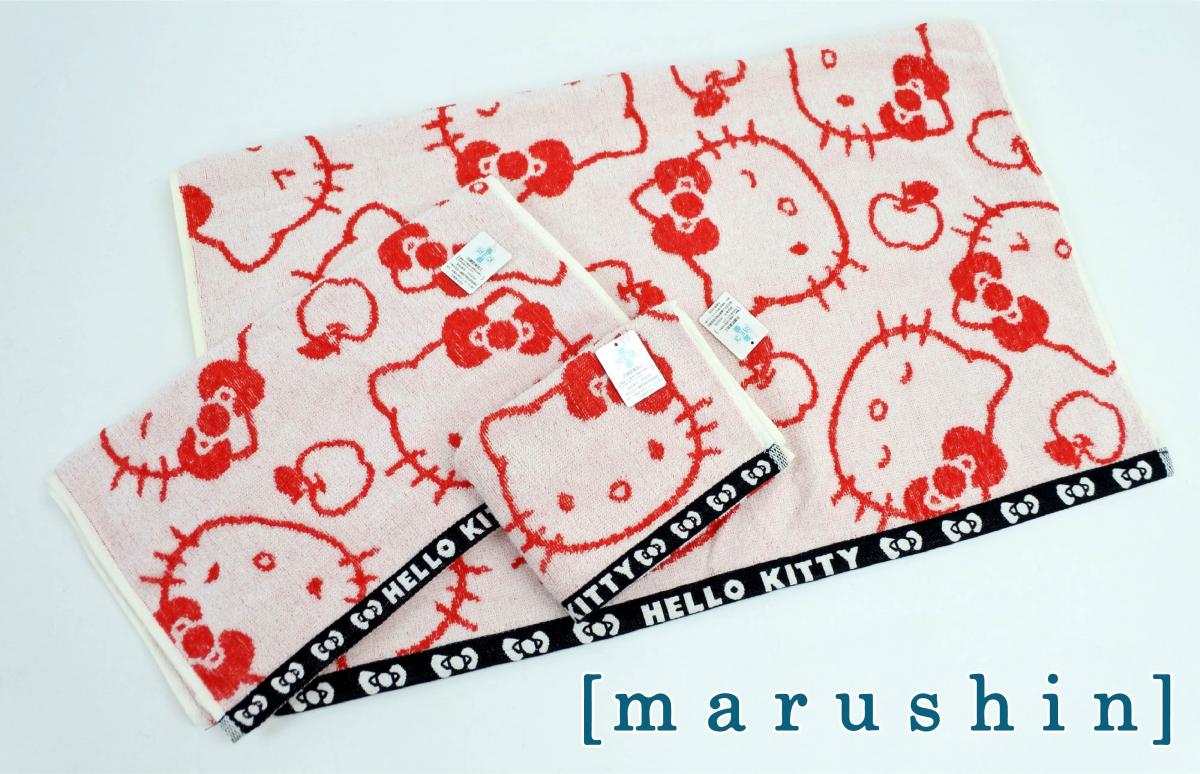 Sanrio Hello Kitty Jacquard Towel (3 Size)(Parallel Import)