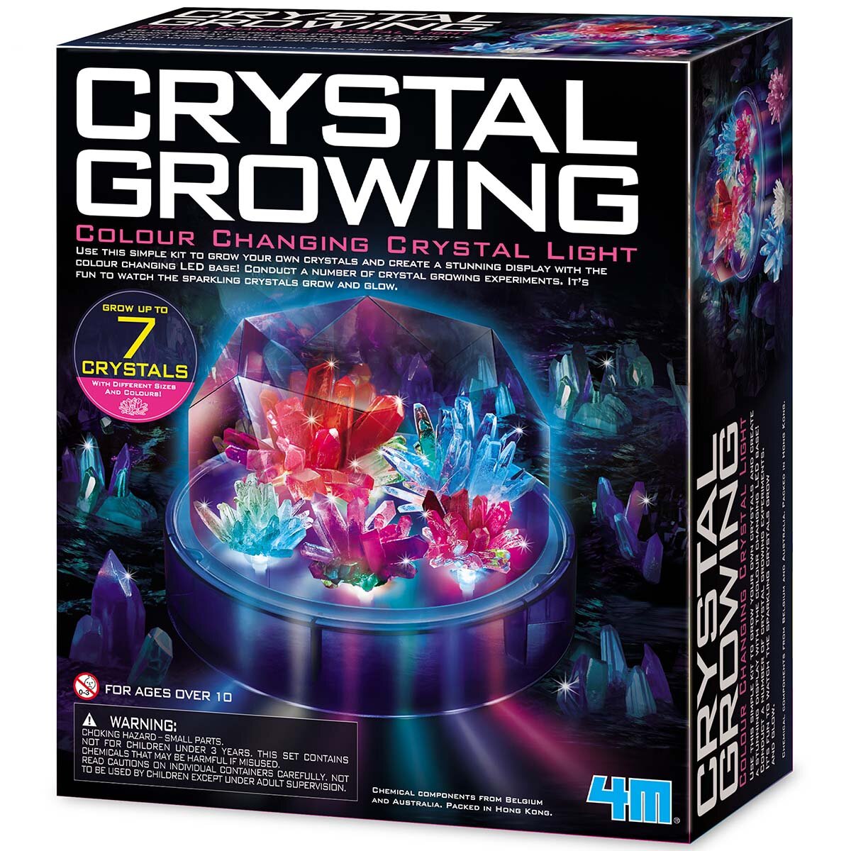 Crystal Growing Colour Changing Crystal Light
