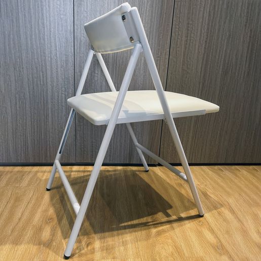 six folding chairs