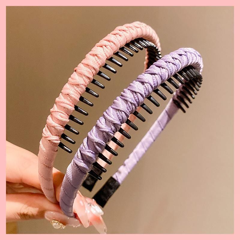 兒童防滑帶齒髮箍頭箍頭飾髮飾(1#髮箍組合2個裝)