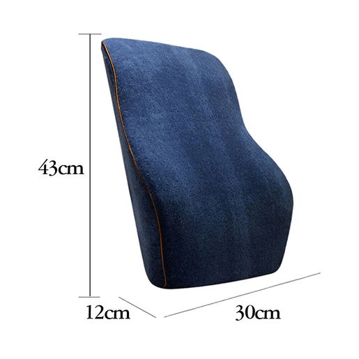 PurenLatex Chair Lumbar Pillow Support Seat Cushion Memory Foam