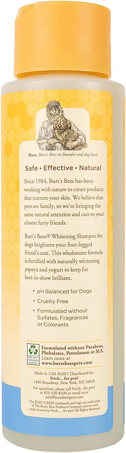 Burt's bees clearance whitening dog shampoo