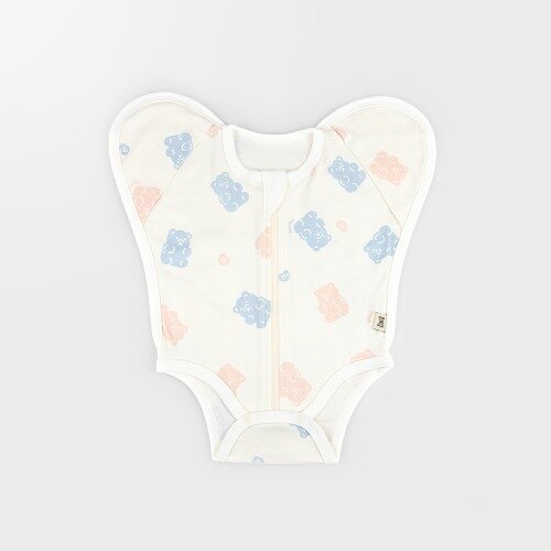 [Korean-made] Newborn Swaddle Suit-Jelly Bear (Spring/Fall)