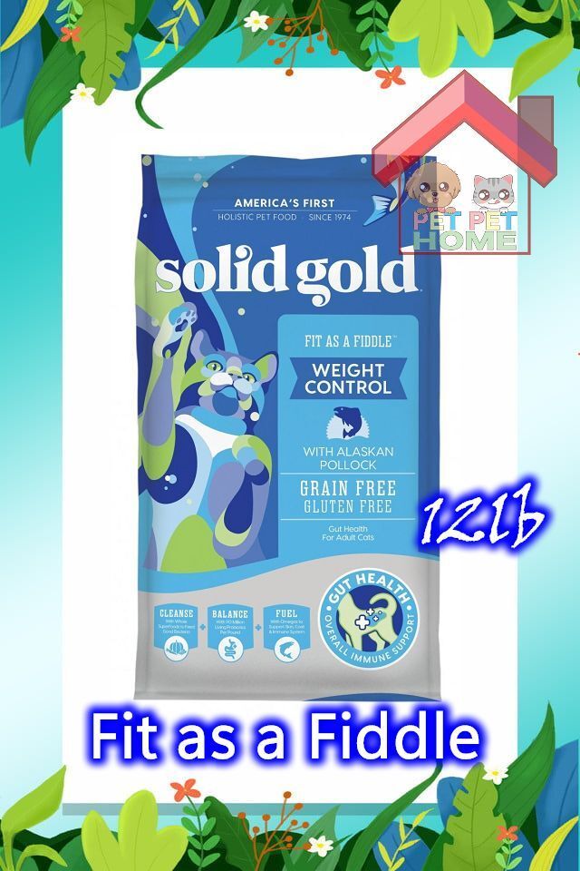 Solid Gold Solid Gold Fit as a Fiddle Cat Food 12lb SG230