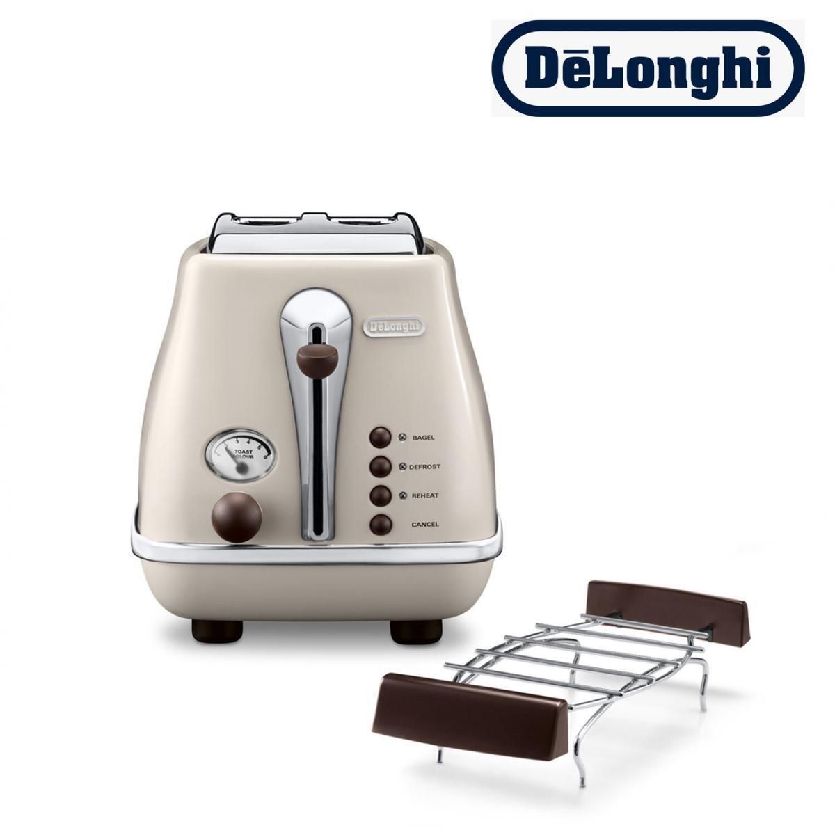 De'Longhi Icona Vintage CTOV 2103.BG 多士爐 米色 【香港行貨】 顏色 Beige米色