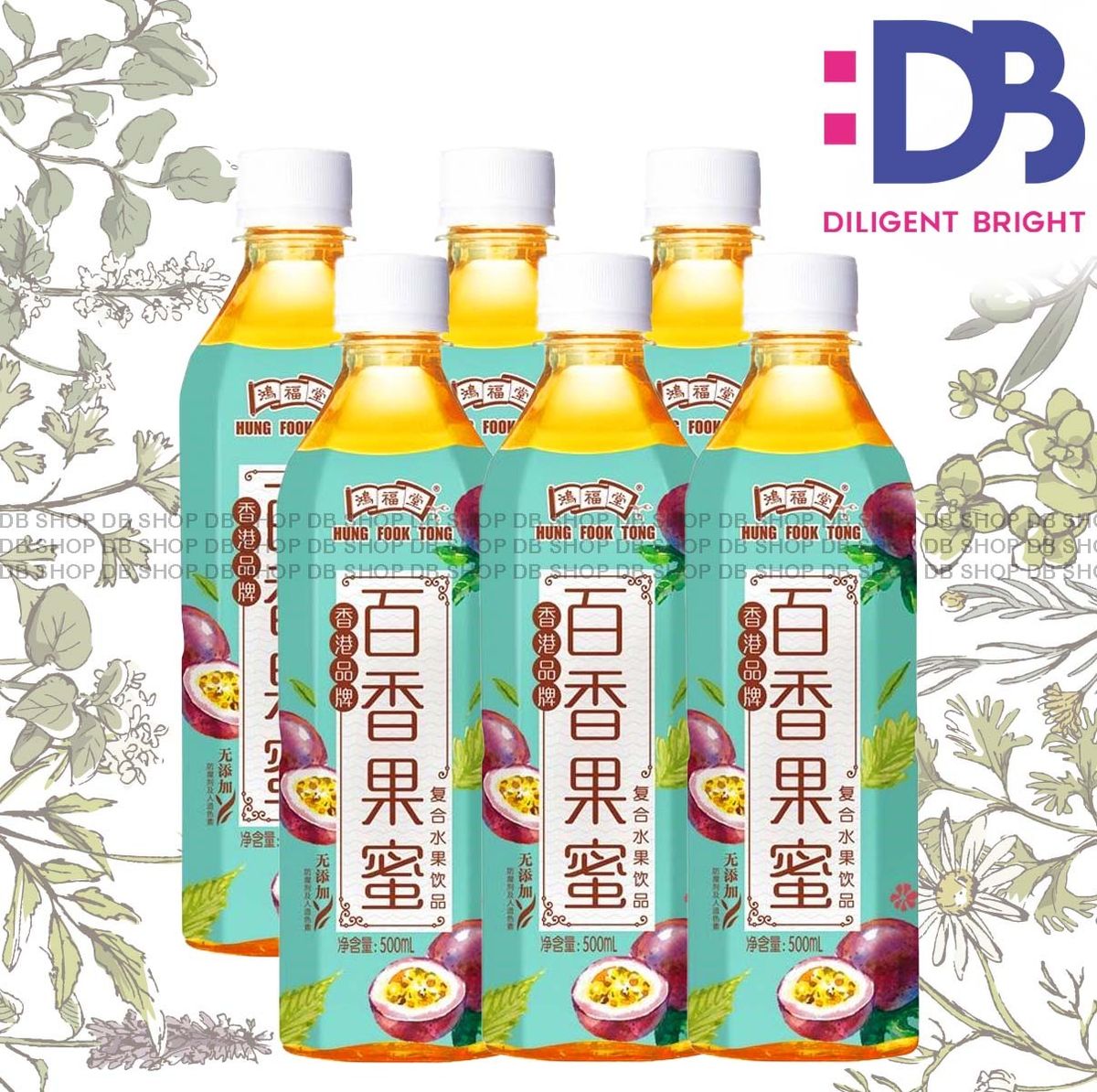 Passion Fruit with Honey Drink (500ml X 6)(Random packaging)