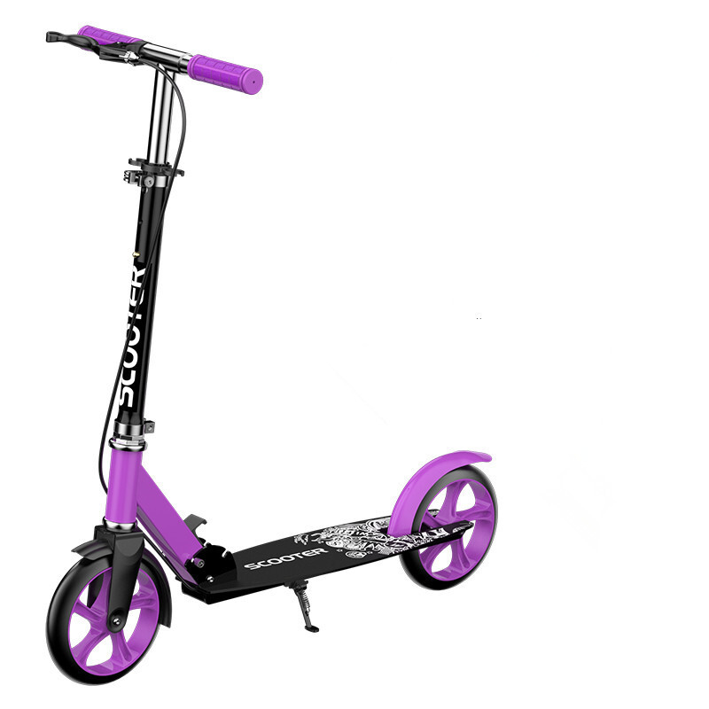 [Purple] Scooter with fenders 85cm * 15cm * 27.5cm