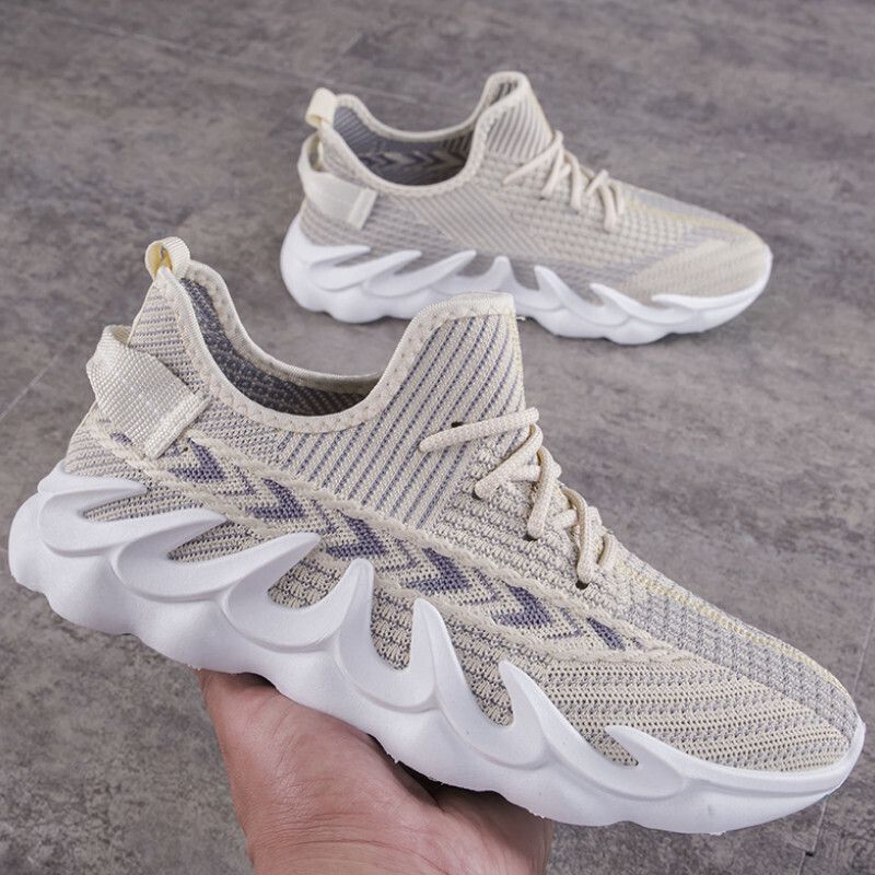 休閒運動鞋(卡其色)(39-44碼)(下單後聯絡客服確認發貨尺碼 )