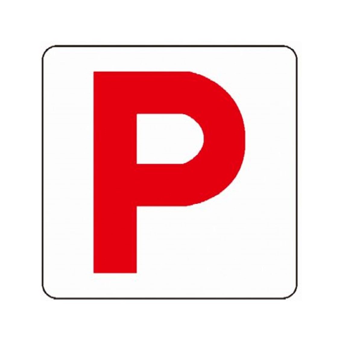 【駕駛新手必備】暫准駕駛執照專用 P牌 新手駕駛P牌 (2個裝) 包含4個吸盤 [D36] | HKTVmall 香港最大網購平台