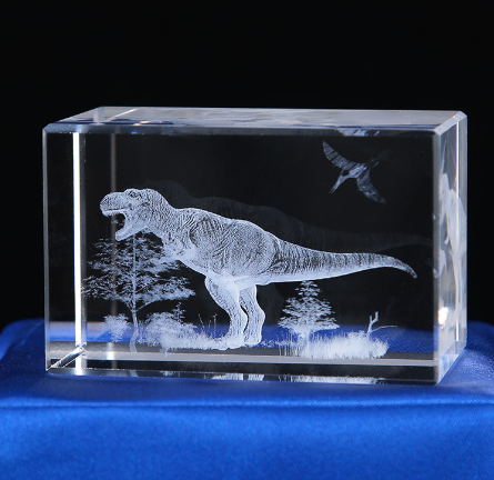 3D內雕水晶擺件（008恐龍（霸王龍）5x5x8釐米）