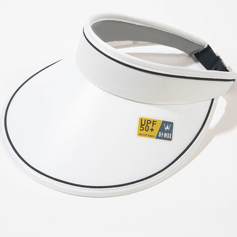 防曬空頂遮陽帽防紫外線大帽簷帽子【D-181白色空頂】#S284010016