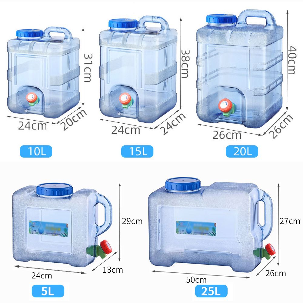 屯京 | [5公升] 儲水桶 PC戶外帶龍頭水桶 食品級塑膠飲水箱 [平行進口] | 尺碼 : A | HKTVmall 香港最大網購平台