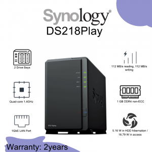teenager Airfield Perceivable SYNOLOGY | DS218 play 2 bay NAS Disk Station (HD-DS218P) | HKTVmall The  Largest HK Shopping Platform