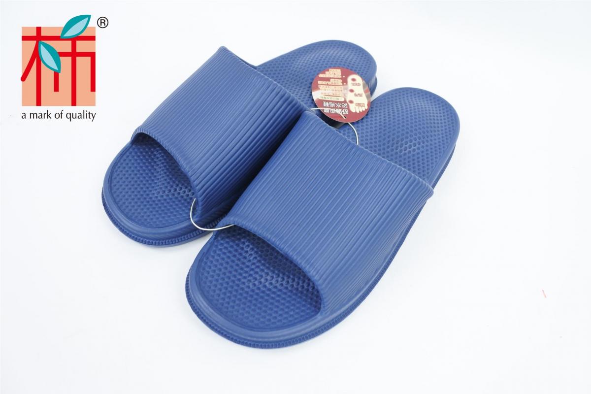 Bathroom / Outdoor Massage Slippers - Navy (3 Size)