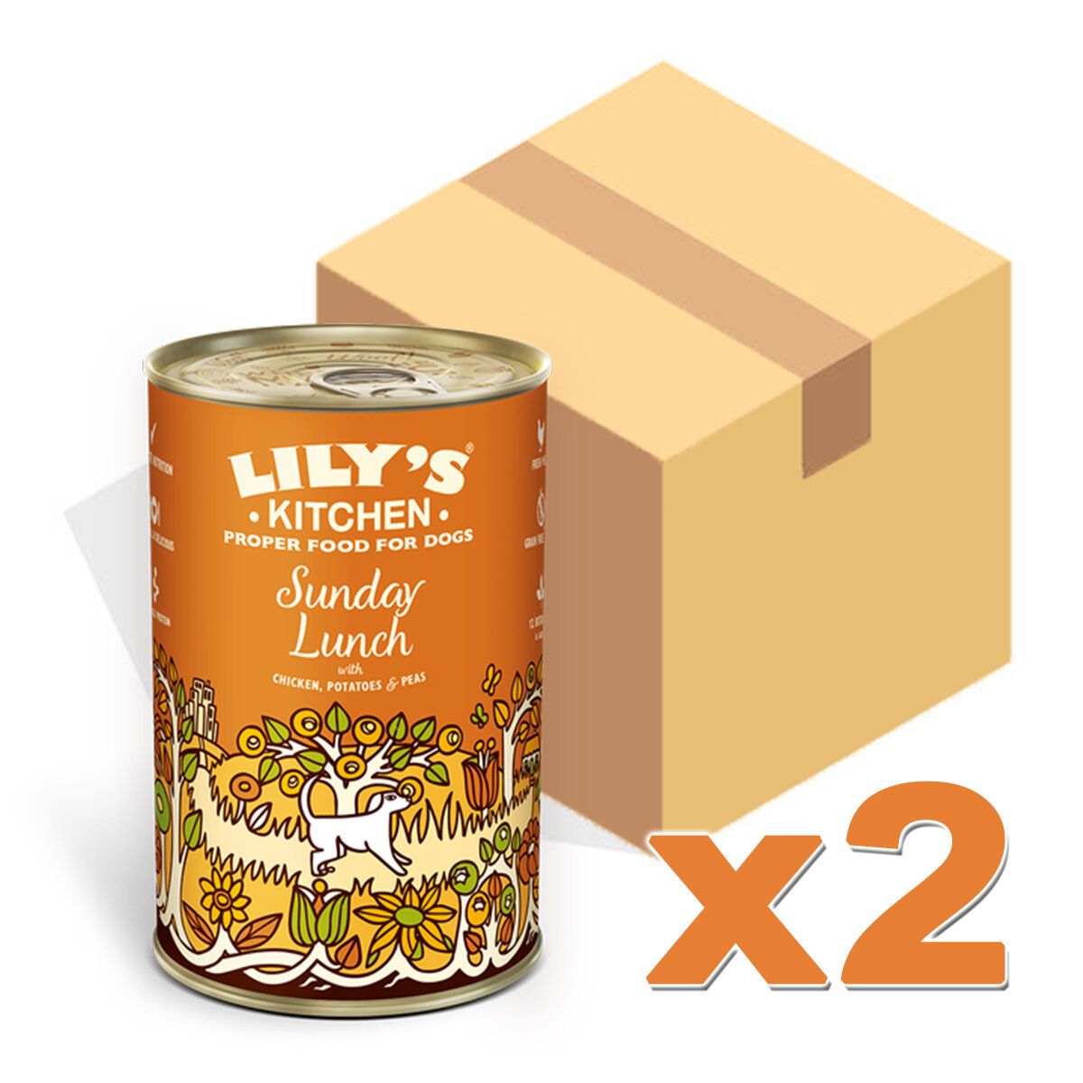 LILY'S KITCHEN Sunday Lunch For Dogs 400G x2 cans HKTVmall The