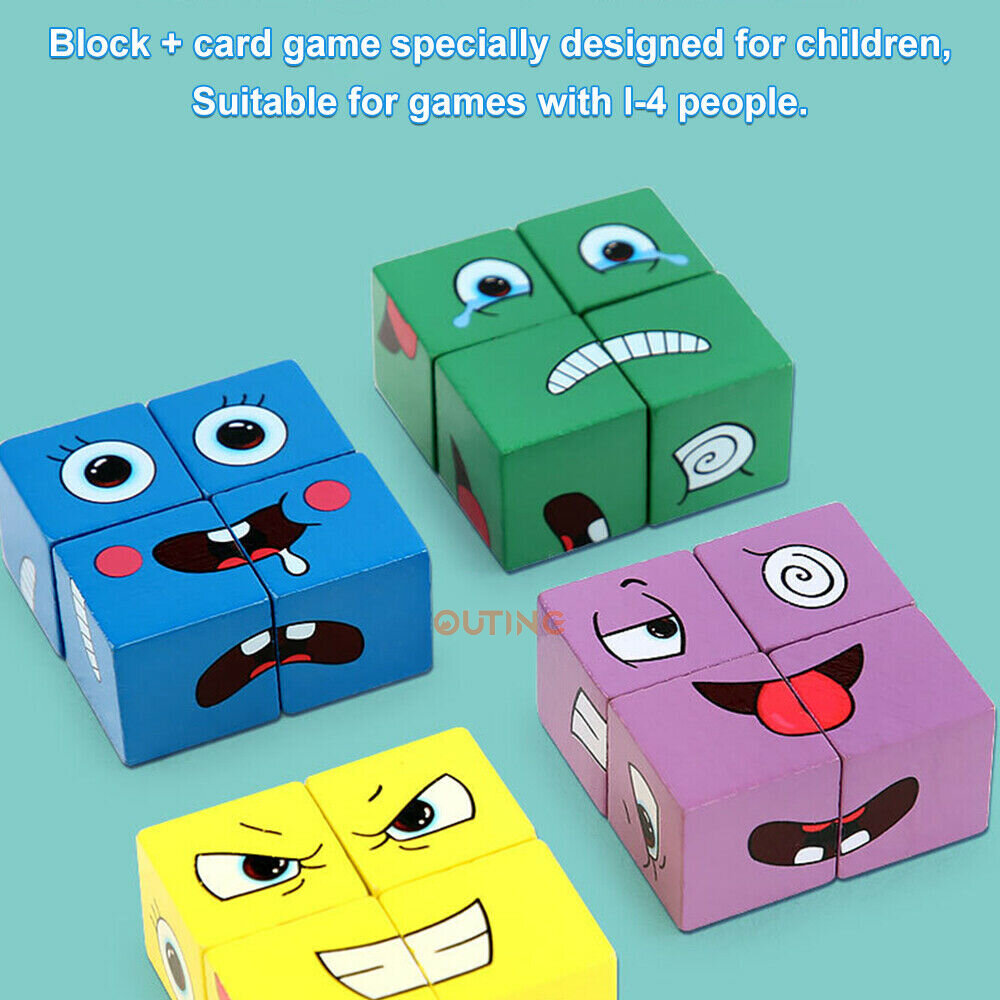 Reactivity Training Face Expression Change Cube Card Matching Speed  Competition Party Family Interactive Board Game Toy for Kids - China Toy  and Kids Toys price