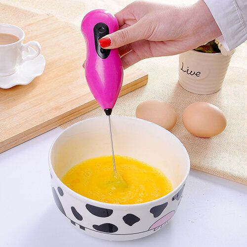 Coffee Creamer - Egg beater - Hand-held Mini blender with charge - Hot and  cold milk blaster - Milk foam machine