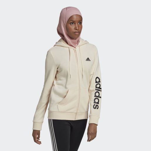 adidas, Adult FEMALE ESSENTIALS LOGO FULL-ZIP HOODIE