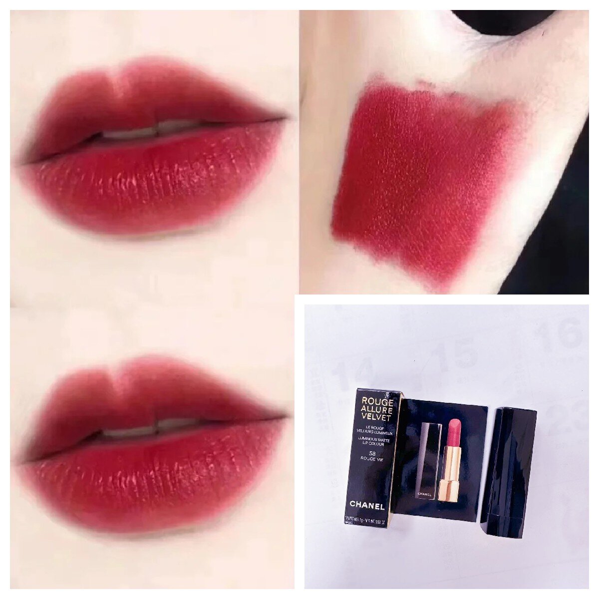 Chanel | CHANEL Hong Kong counter dazzling charm lipstick velvet series  matte holding lipstick 58 sample | HKTVmall The Largest HK Shopping Platform