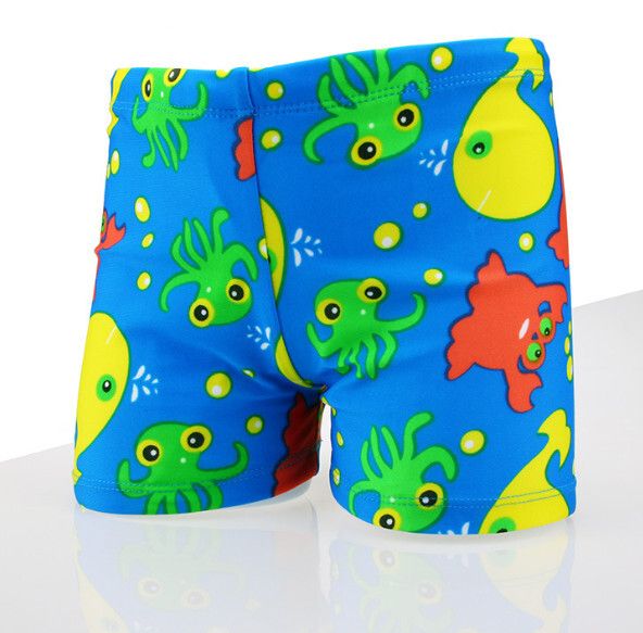 兒童平角游泳褲【M-XXL】【小章魚】(下單後聯絡客服確認發貨尺碼) #H246026036