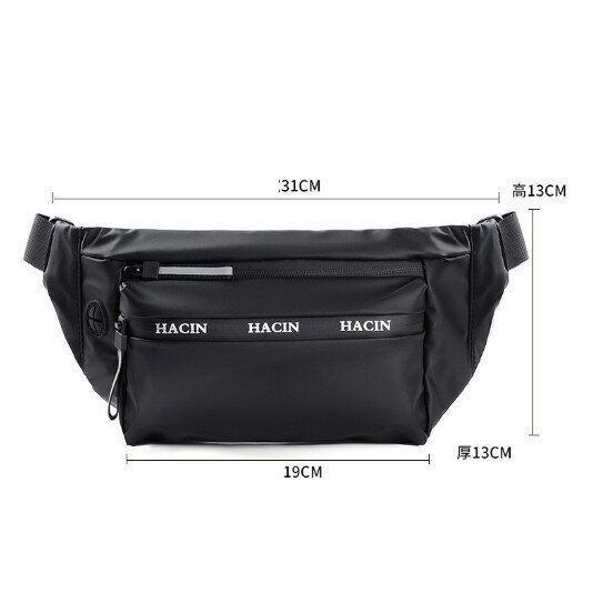時尚休閒斜挎包多功能胸包(下單後請聯絡客服確認發貨顏色)