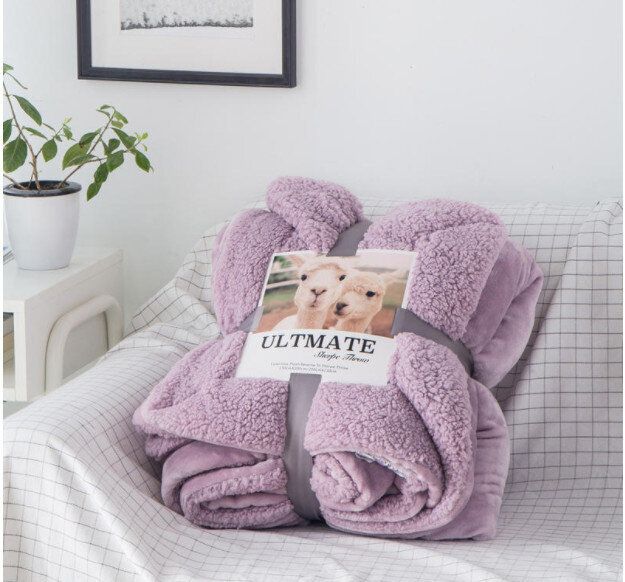 四季款毛毯顏色【藕色】尺寸120×200cm【重1.2KG】