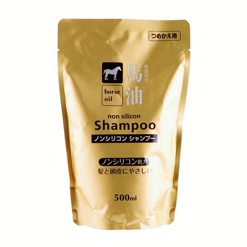 Kumano | Horse oil silicone-free shampoo 500ml refill （4513574015364 ...