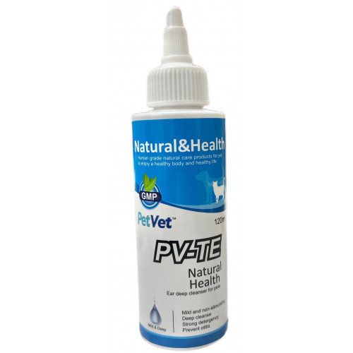 PetVet PV-TE 120ML Ear Deep Cleanser for Pets