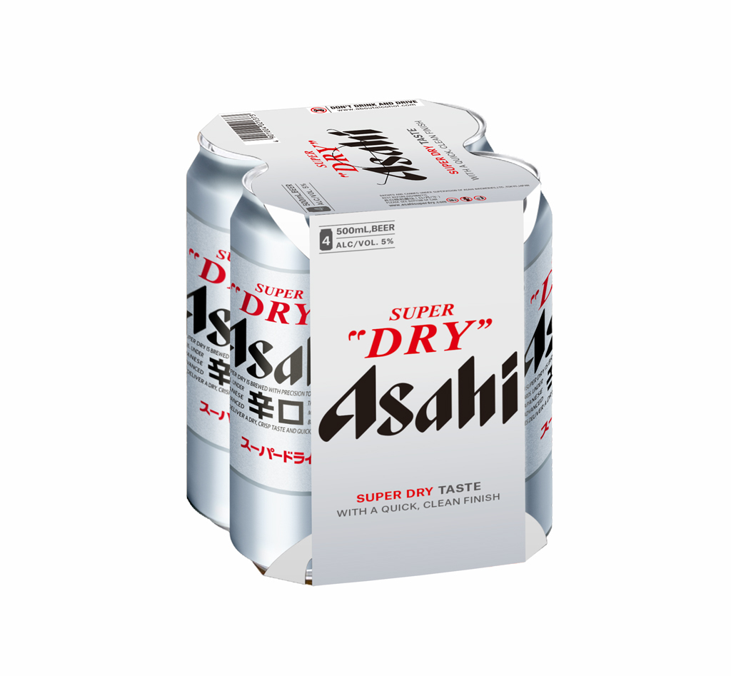 Asahi - Asahi Super Dry Beer 4-King Can (CNY limited edition while stocks last)