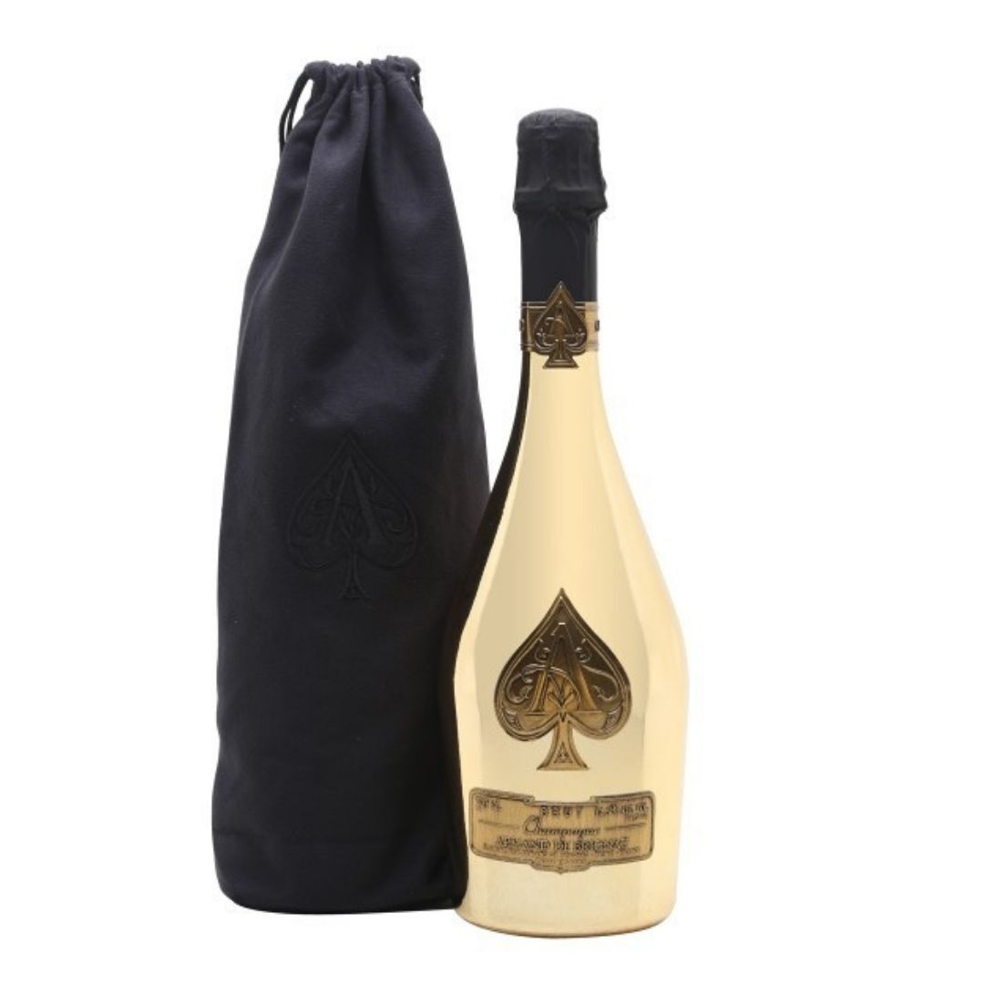 Armand de Brignac Ace of Spades 黑桃A金裝香檳 NV (絨布袋包裝) 750毫升