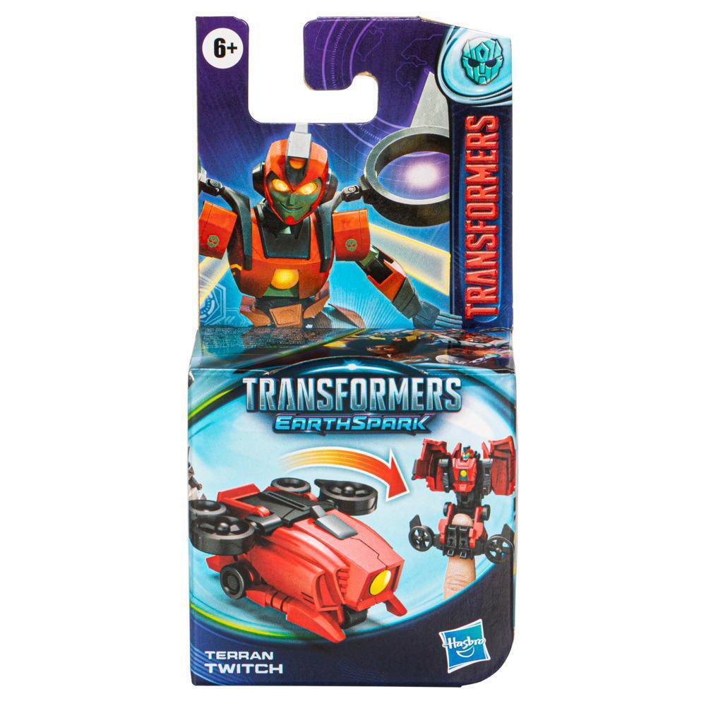 Transformers Toys EarthSpark Tacticon Terran Twitch, 2.5" Action Figures for Kids 6+